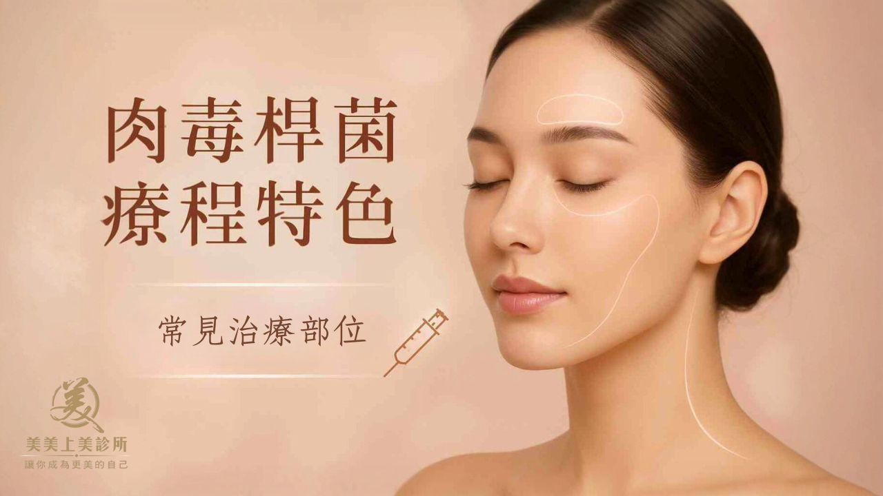 一位女性正在施打肉毒桿菌。